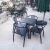 Bàn ghế sắt ngoài trời BGS005